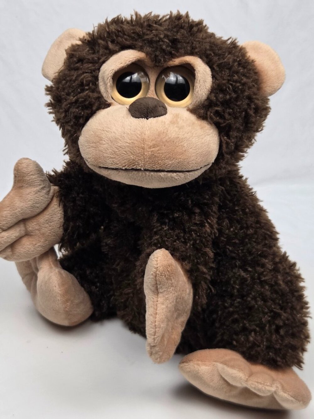 Rare Ganz Luvkinz Monkey Plush H12854 Retired 2009 Stuffed Animal 14"